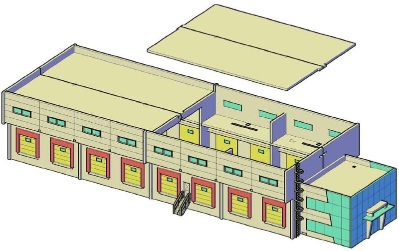 Imagem de Docas De Carga Premium 1/87 Holzmann 01-204