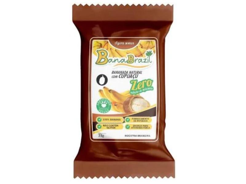 Imagem de Doce Banana Bananada Cupuaçu Zero C/10 unids de 23g