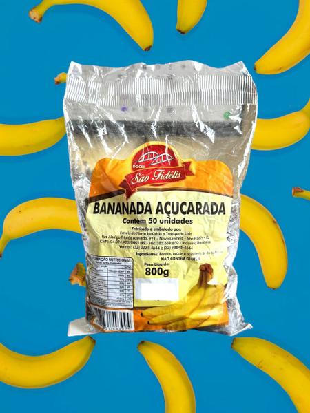 Imagem de Doce bananada açucarada Lisa Kit 150 unidades de 16 gramas