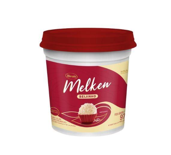 Doce Beijinho de coco cremoso pronto Recheio Melken 970gr - Mars Imagem de Doce Beijinho de coco cremoso pronto Recheio Melken 970gr