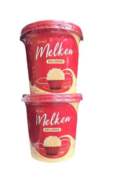 Doce Beijinho de coco cremoso pronto Recheio Melken 970gr - Mars Imagem de Doce Beijinho de coco cremoso pronto Recheio Melken 970gr
