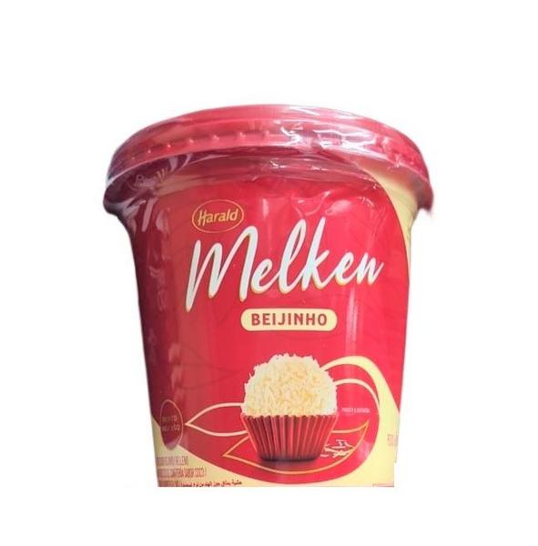 Doce Beijinho de coco cremoso pronto Recheio Melken 970gr - Mars Imagem de Doce Beijinho de coco cremoso pronto Recheio Melken 970gr