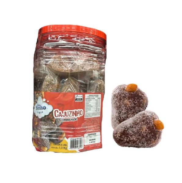 Imagem de Doce Cajuzinho Caju 2 kgs com 40 Unidades p/ Festas Junina