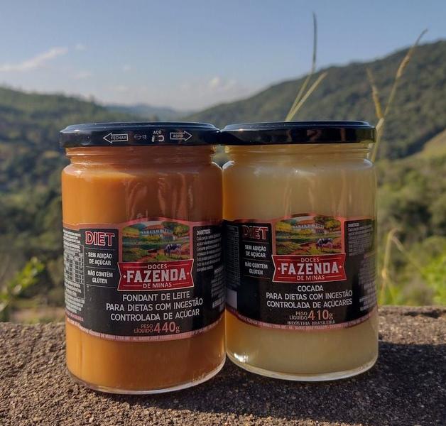 Imagem de Doce De Abóbora Cremoso C/ Coco Diet Fazenda de Minas 420g