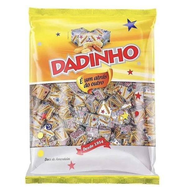 Imagem de Doce de Amendoim Dadinho 900g - 3 Pacotes