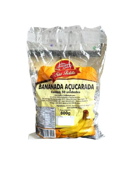 Imagem de Doce De Banana Açucarada Mariola De Banana-Kit 300Un De 16Gr