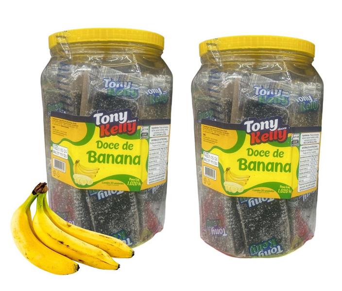 Imagem de Doce de Banana de 1,020kg c/ 2 Potes c/ 20 un Tony Kelly