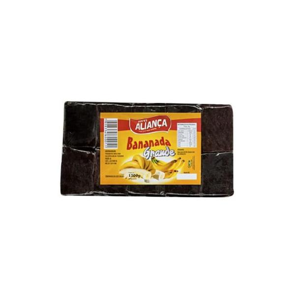 Imagem de Doce de Bananada Grande Aliança - Pacote 1500G