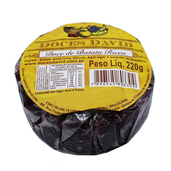 Imagem de Doce de Batata Roxa Doces David 220g