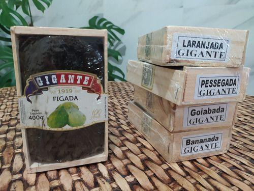 Doce De Figo De Corte Caixa De Madeira Gigante 400g Figada Imagem de Doce De Figo De Corte Caixa De Madeira Gigante 400g Figada