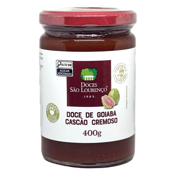 Doce de Goiaba Cascão Cremoso SÃO LOURENÇO 400g Imagem de Doce de Goiaba Cascão Cremoso SÃO LOURENÇO 400g