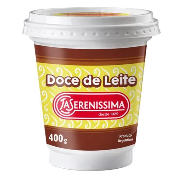 Doce De Leite Argentino La Sereníssima 400G (4 Potes) - La Serenissima Imagem de Doce De Leite Argentino La Sereníssima 400G (4 Potes)