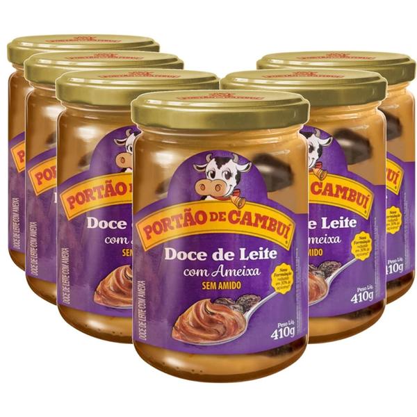 Imagem de Doce De Leite Com Ameixa Portão Do Cambui 410G (6 Potes)