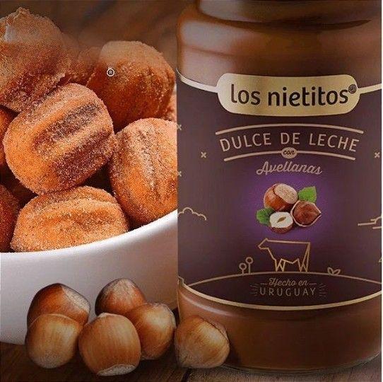 Imagem de Doce De Leite Com Avelãs 400g Importado Los Nietitos