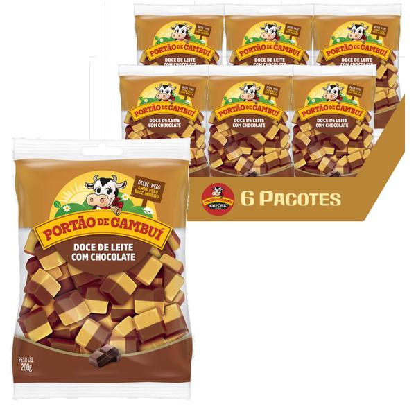 Imagem de Doce de Leite com chocolate Portão do Cambuí 200g (6 pcts)