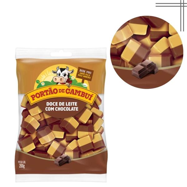 Imagem de Doce De Leite Com Chocolate Portão Do Cambuí 200G (6 Pcts)