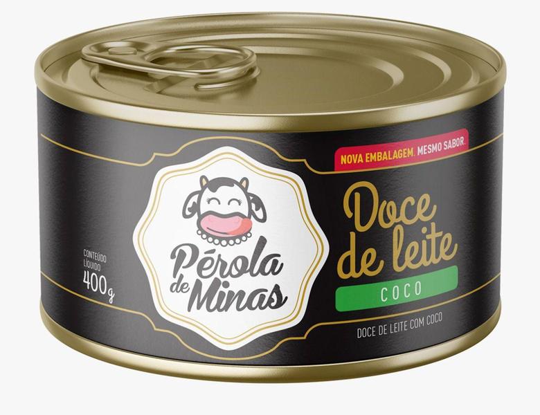 Doce de Leite com Coco Pérola de Minas 400g - Reserva De Minas Imagem de Doce de Leite com Coco Pérola de Minas 400g