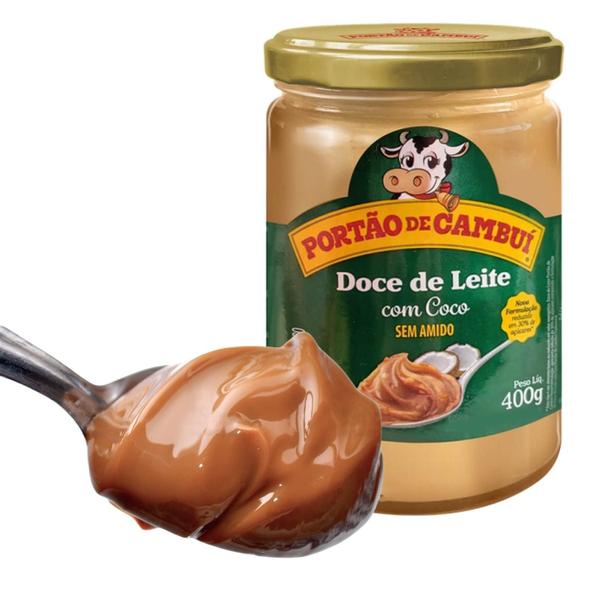 Imagem de Doce De Leite Com Coco Portão Do Cambuí 400G (3 Potes)