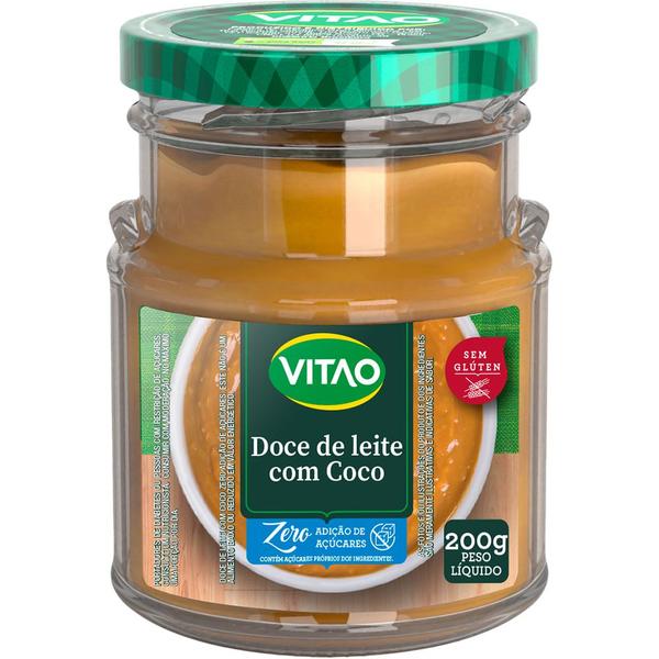 Imagem de Doce De Leite Com Coco Zero Açúcar Vitao 200g Diet