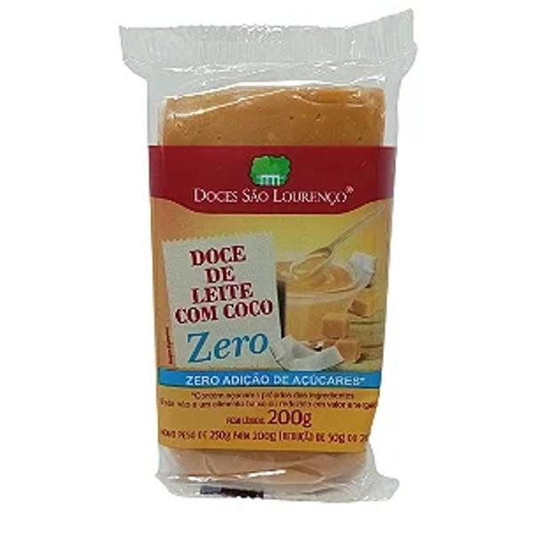 Imagem de Doce De Leite Com Coco Zero Massa Sao Lourenco 200G (3X)