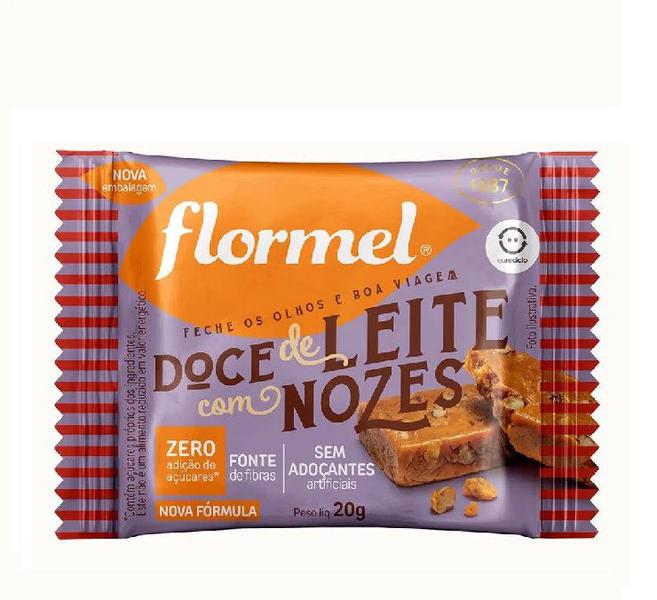 Doce De Leite Com Nozes Zero Flormel Unidade Imagem de Doce De Leite Com Nozes Zero Flormel Unidade