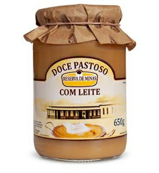Doce De Leite Cremoso Tradicional Reserva De Minas 650G Imagem de Doce De Leite Cremoso Tradicional Reserva De Minas 650G