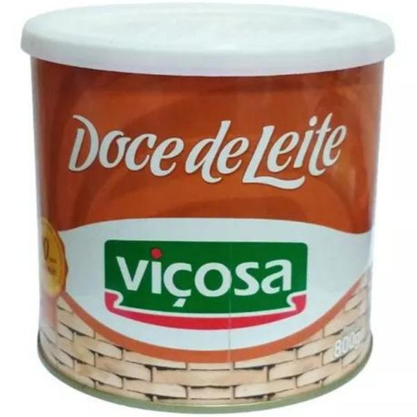 Doce De Leite Cremoso Viçosa Premium Tradicional Lata 800g Imagem de Doce De Leite Cremoso Viçosa Premium Tradicional Lata 800g