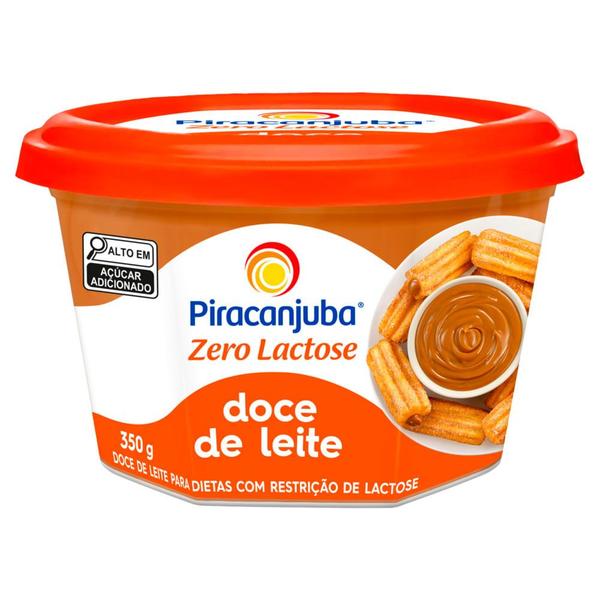 Doce de Leite Piracanjuba Zero Lactose 350g Imagem de Doce de Leite Piracanjuba Zero Lactose 350g