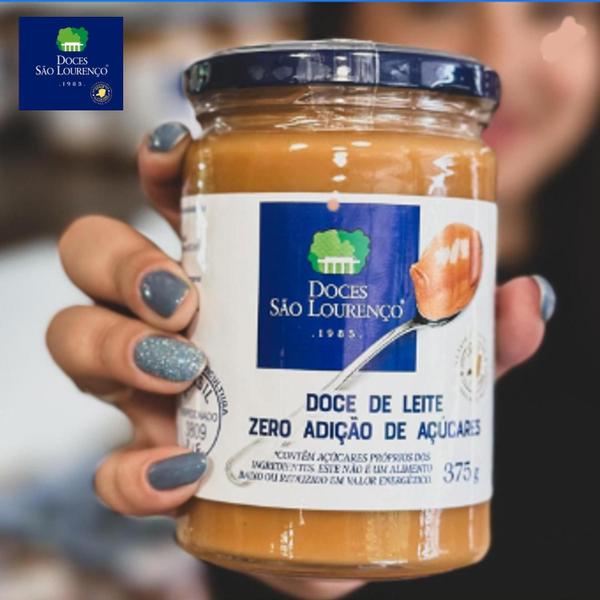 Imagem de Doce De Leite Puro Zero São Lourenço 375G (4 Vidros)