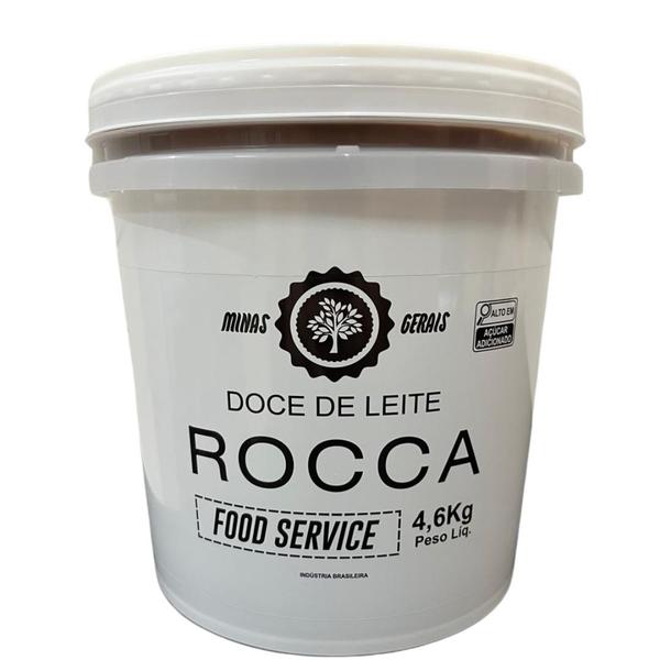Doce de leite Rocca Tradicional Balde Com Tampa 4,6kg - Food Service