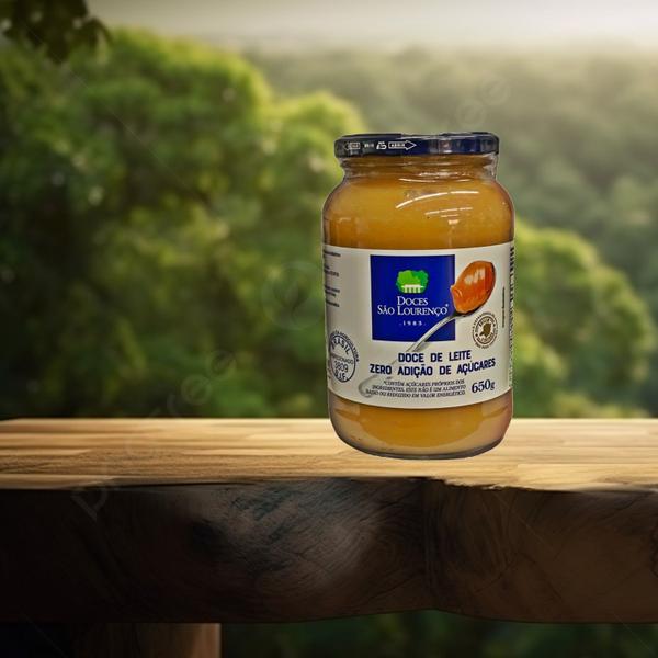 Doce de Leite SAO LOURENCO Zero Adição Açucar 650g - São Lourenço Imagem de Doce de Leite SAO LOURENCO Zero Adição Açucar 650g