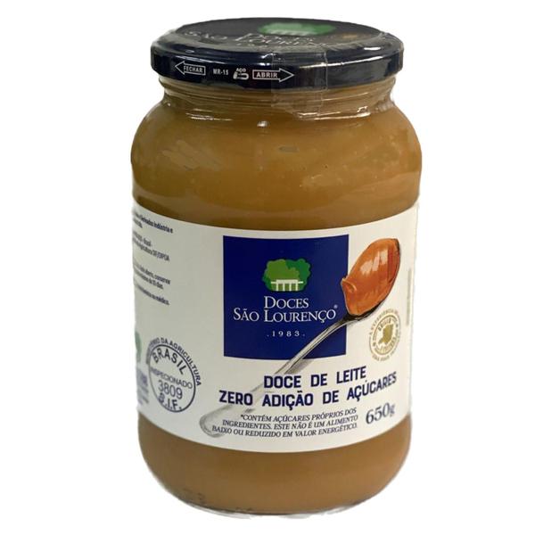 Doce de Leite SAO LOURENCO Zero Adição Açucar 650g - São Lourenço Imagem de Doce de Leite SAO LOURENCO Zero Adição Açucar 650g