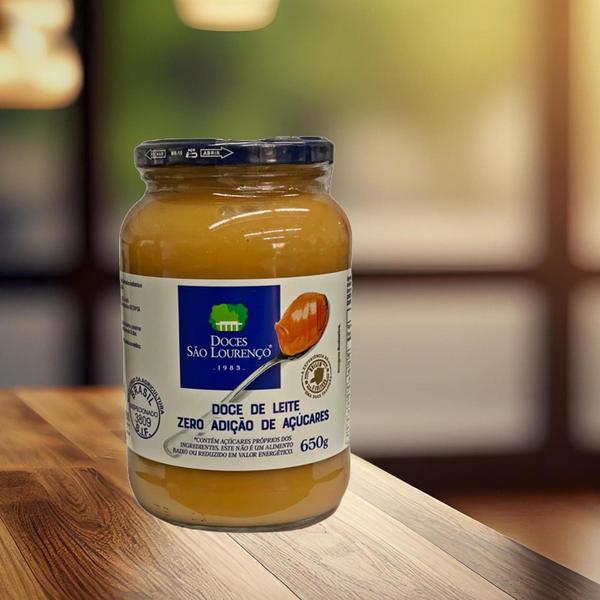 Doce de Leite SAO LOURENCO Zero Adição Açucar 650g - São Lourenço Imagem de Doce de Leite SAO LOURENCO Zero Adição Açucar 650g