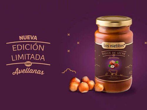 Imagem de Doce de leite uruguaio los nietitos com avelâ 400g