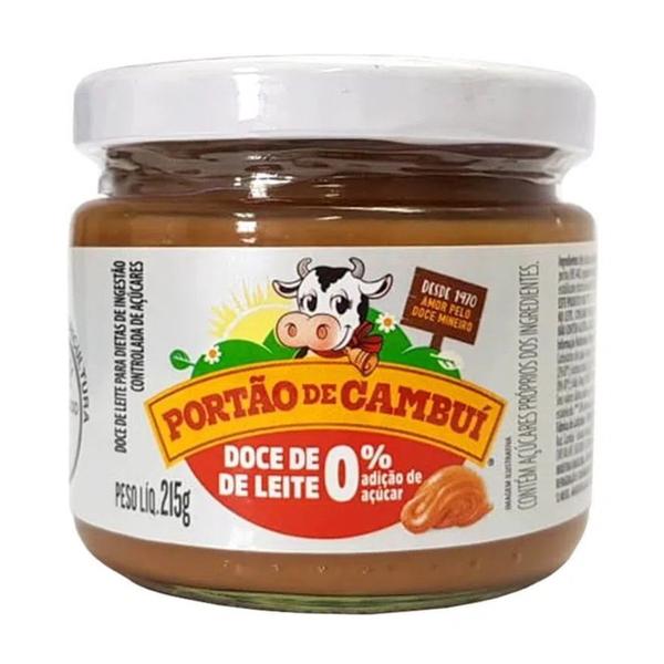 Imagem de Doce de Leite Zero Açucar PORTÃO DO CAMBUI 215g  (4 Potes)