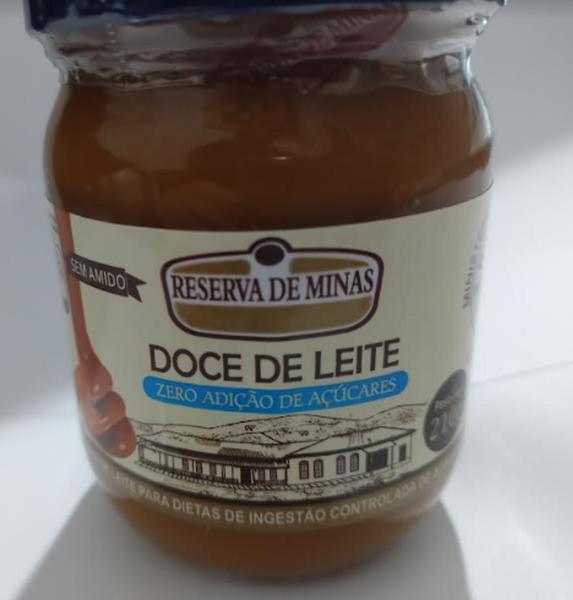 Doce de Leite Zero Açucar Reserva de Minas 210g Imagem de Doce de Leite Zero Açucar Reserva de Minas 210g