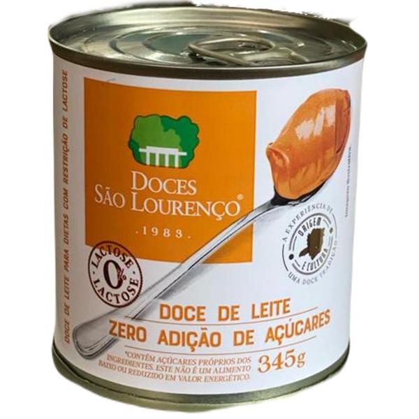 Doce de Leite Zero Lactose Zero Açúcar São Lourenço 345g Imagem de Doce de Leite Zero Lactose Zero Açúcar São Lourenço 345g