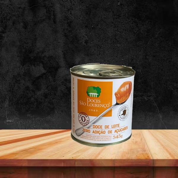 Doce de Leite Zero Lactose Zero Açúcar São Lourenço 345g Imagem de Doce de Leite Zero Lactose Zero Açúcar São Lourenço 345g