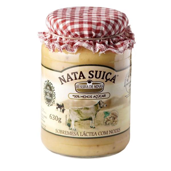 Doce de Nata Suíça com nozes Reserva de Minas 630G Imagem de Doce de Nata Suíça com nozes Reserva de Minas 630G