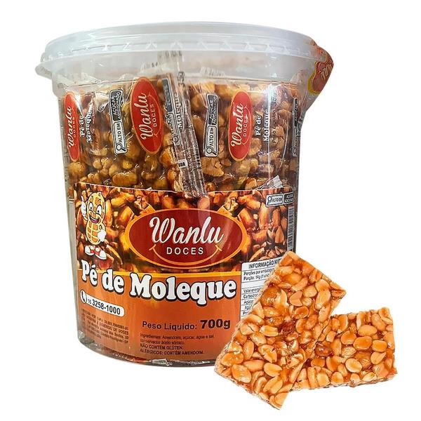 Doce de Pé de Moleque Crocante Wanlu - 700g Imagem de Doce de Pé de Moleque Crocante Wanlu - 700g