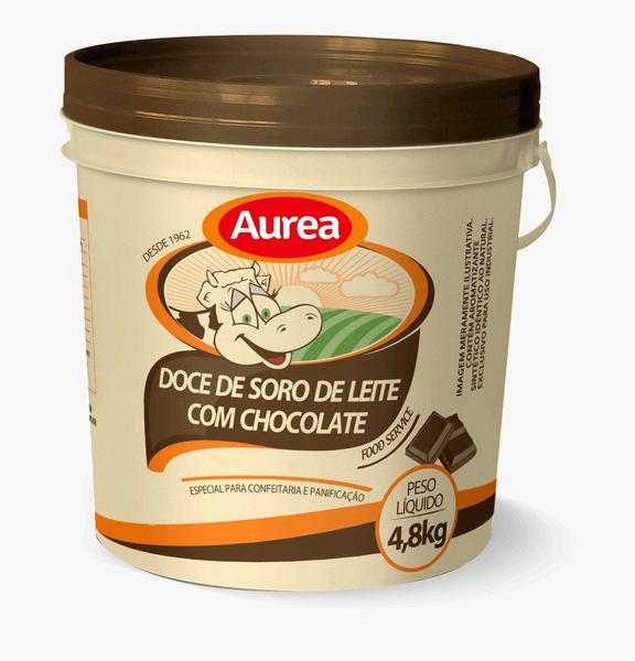 Doce De Soro Leite Com Chocolate 4,8kg - Aurea Imagem de Doce De Soro Leite Com Chocolate 4,8kg - Aurea
