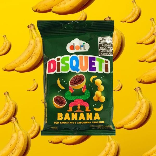 Imagem de Doce Disqueti De Chocolate E Banana Muito Sabor E Qualidade Dori 