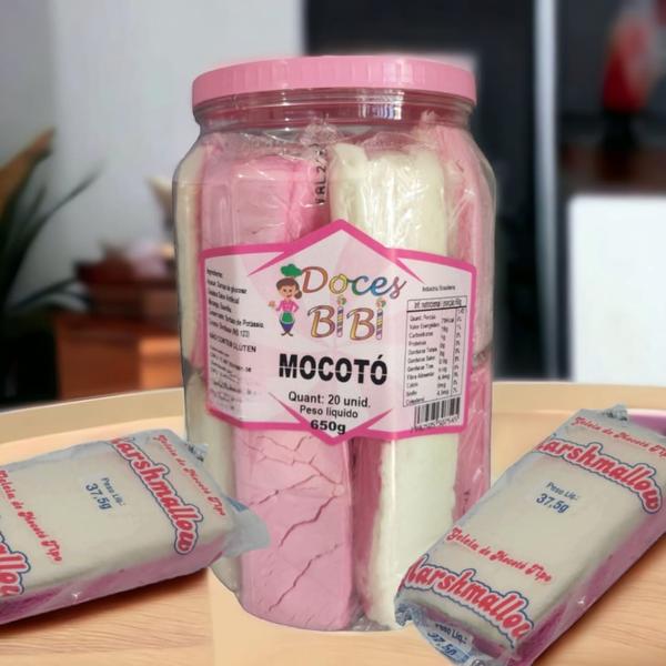 Doce Geleia De Mocotó Pote Com 20 Unidades 650g Marshmallow - Doces Bibi Imagem de Doce Geleia De Mocotó Pote Com 20 Unidades 650g Marshmallow