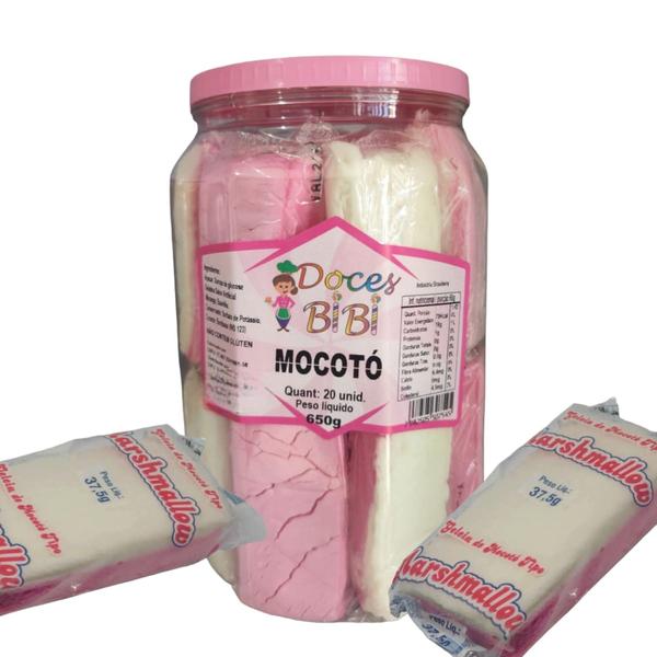 Doce Geleia De Mocotó Pote Com 20 Unidades 650g Marshmallow - Doces Bibi Imagem de Doce Geleia De Mocotó Pote Com 20 Unidades 650g Marshmallow