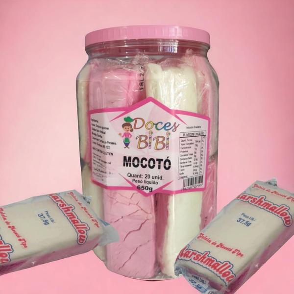 Doce Geleia De Mocotó Pote Com 20 Unidades 650g Marshmallow - Doces Bibi Imagem de Doce Geleia De Mocotó Pote Com 20 Unidades 650g Marshmallow