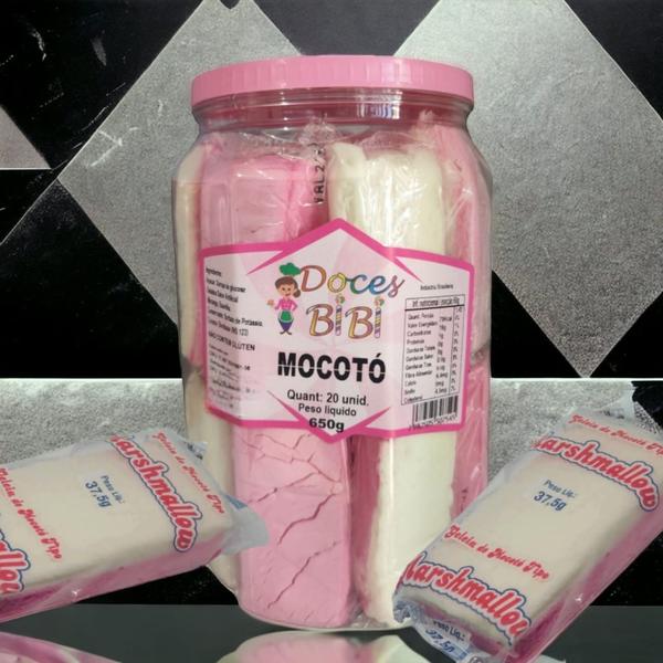 Doce Geleia De Mocotó Pote Com 20 Unidades 650g Marshmallow - Doces Bibi Imagem de Doce Geleia De Mocotó Pote Com 20 Unidades 650g Marshmallow