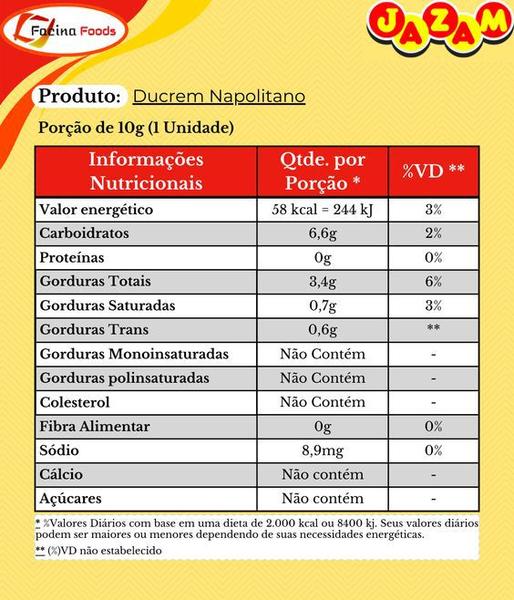 Imagem de Doce Napolitano Kit com 3 Ducrem com 12Un Cada Parecido Ioio