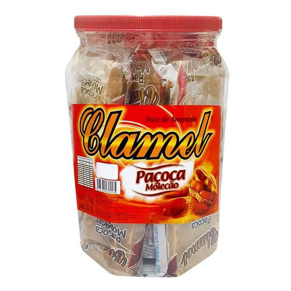 Imagem de Doce Paçoca Molecão Pote c/20 unid. - Clamel