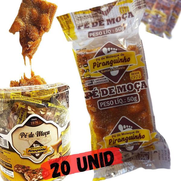 Doce Pé De Moça 50G Pote Com 20 Unidades - Barraca Amarela De Piranguinho Imagem de Doce Pé De Moça 50G Pote Com 20 Unidades - Barraca Amarela De Piranguinho