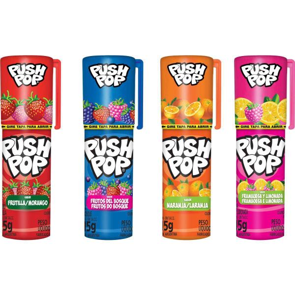 Doce Push Pop Tradicional Display Com 20 - Gna Imagem de Doce Push Pop Tradicional Display Com 20